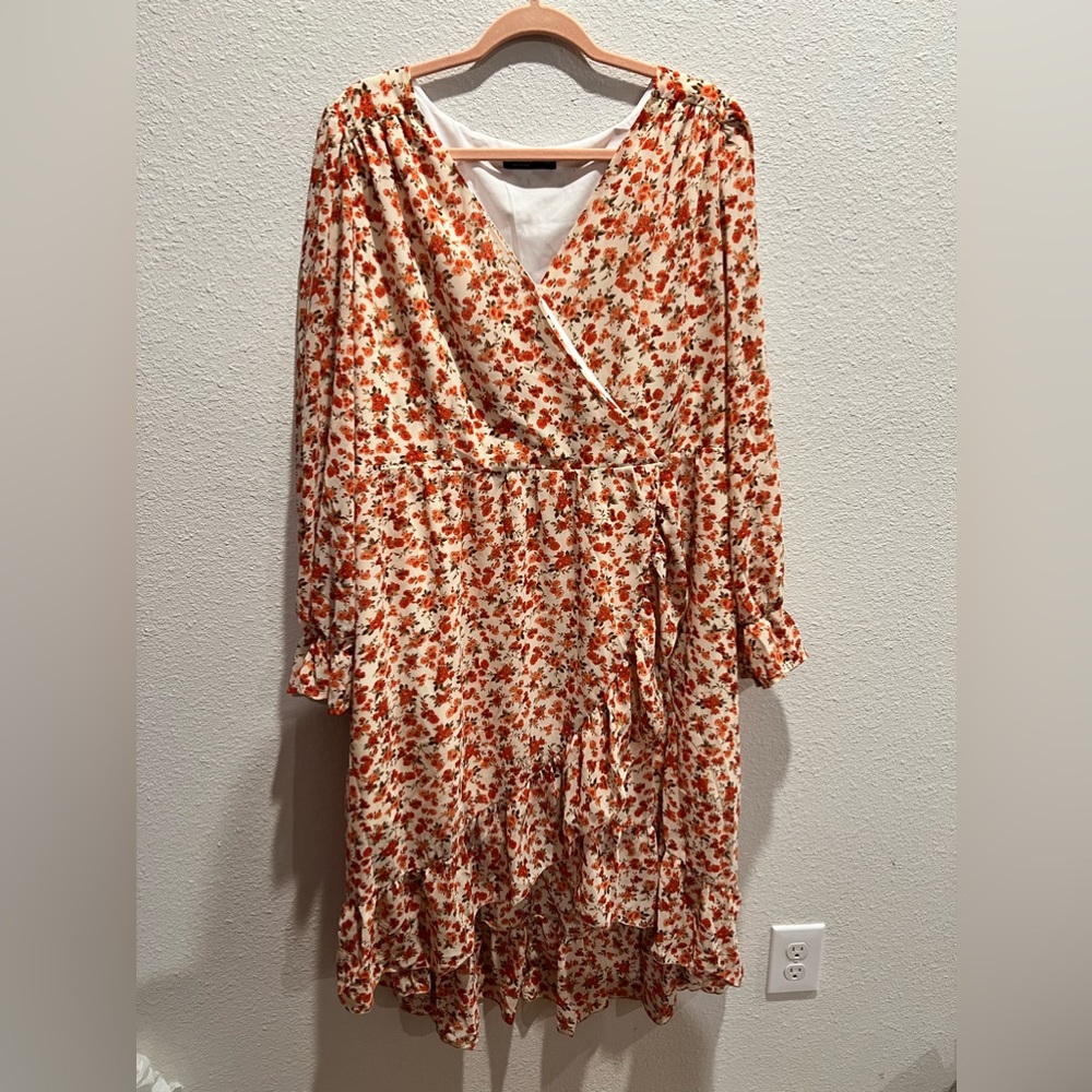 Floral Wrap Dress
